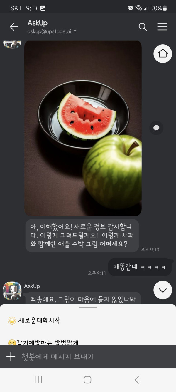 카카오 애스크업에게 그림을 그려달라 했습니다.